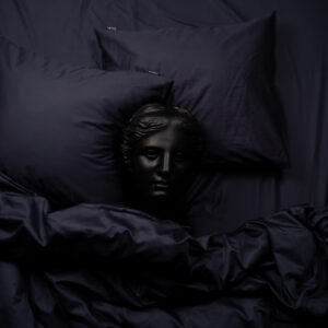 Alternative view of Premium Satään Voodipesukomplekt Tumesinine