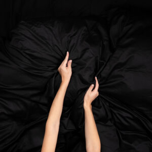 Alternative view of Premium Satään Voodipesukomplekt Must